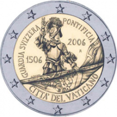 Vaticano 2€ Guarda Suiça 2006
